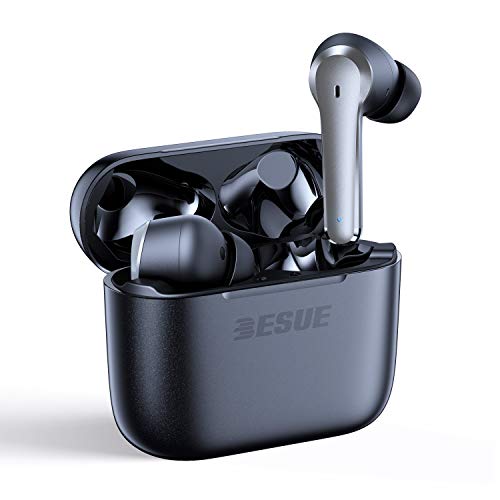 Wireless Earbuds Bluetooth 5.2 Earphones, 4 Mics ENC Noise Cancelling for Clear Calls, 36H Playtime with USB-C Quick Charging Case in-Ear Deep Bass Bluetooth Earbuds for Gaming/Sports/Workout/Office