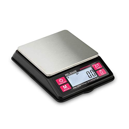 Truweigh Marksman Digital Reloading Scale - (100g x 0.005g - Black) - Digital Milligram Scale - Powder Scale for Reloading - Ammo Scale - Reloading Equipment Scale - Grain Scale - Precision Scale