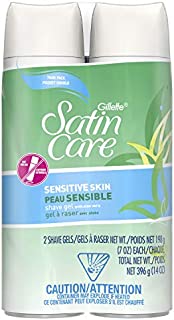 Satin Care Sensitive Skin Shave Gel for Women 7 ounce, 2 count