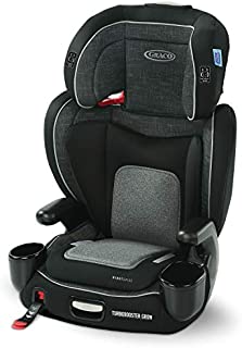 Graco TurboBooster Grow High Back Booster Seat, Featuring RightGuide Seat Belt Trainer, West Point