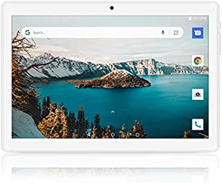 Tablet 10 inch, 5G WiFi Tablet, Android 8.1 Go, 16GB, Dual Camera, 1280x800 IPS Display, GPS, Bluetooth, Google Certified PC - Silver