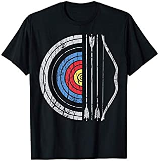 Archery Target Bow And Arrow Vintage Gifts Archer Men Women T-Shirt