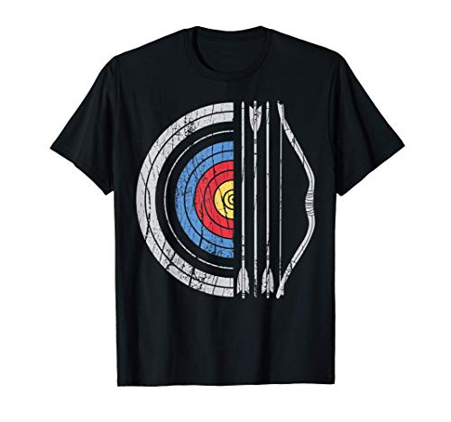 Archery Target Bow And Arrow Vintage Gifts Archer Men Women T-Shirt