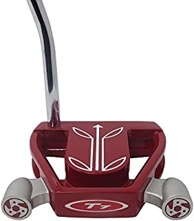 T7 Twin Engine Red Mallet Golf Putter Right Handed with Alignment Line Up Hand Tool 31 Inches Ultra Petite Lady's Perfect for Lining up Your Putts