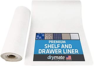 Drymate Premium Shelf and Drawer Liner (12 x 59), (Set of 2), Slip-Resistant, Durable, Non Adhesive  Absorbent/Waterproof  for Drawers, Shelves, Cabinets, Storage, Kitchen and Desks (USA Made)