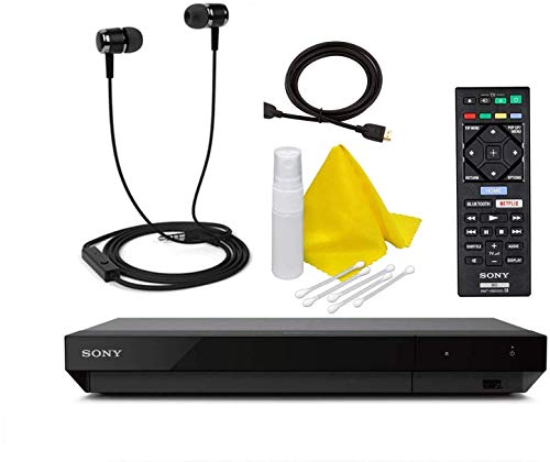 Sony UPB-X700 4K Blu Ray Player Ultra HD 3D Hi-Res Audio Wi-Fi Blu-ray Player with A 4K HDMI Cable and Remote Control (UPB X700)