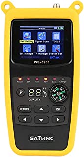 ICQUANZX WS-6933 DVB-S2 FTA C&KU Band Digital Satellite Meter Finder with Compass