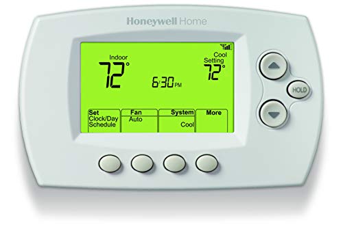 Honeywell Home Wi-Fi 7-Day Programmable Thermostat (RTH6580WF), Requires C Wire, Works with Alexa