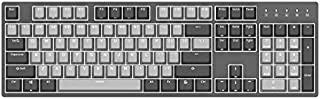 Durgod Taurus K310 Corona Mechanical Gaming Keyboard - 104 Keys - Double Shot PBT - NKRO - USB Type C (Cherry Red, White Backlit)