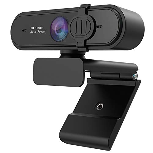 Webcam with Microphone for Desktop - 1080P Webcams HD Streaming USB Computer Camera Webcam with Privacy Cover & Plug and Play, Web Cameras for Computers PC Zoom Video Gaming Teams Online Teaching