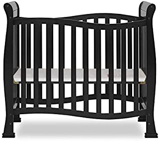 Dream On Me Violet Mini Crib in Black, Greenguard Gold Certified