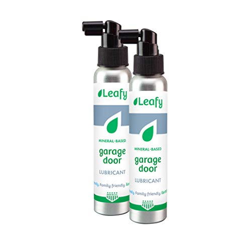 Leafy Garage Door Lubricant - 4oz 2-pack, Mineral Based, Home Family Earth Friendly