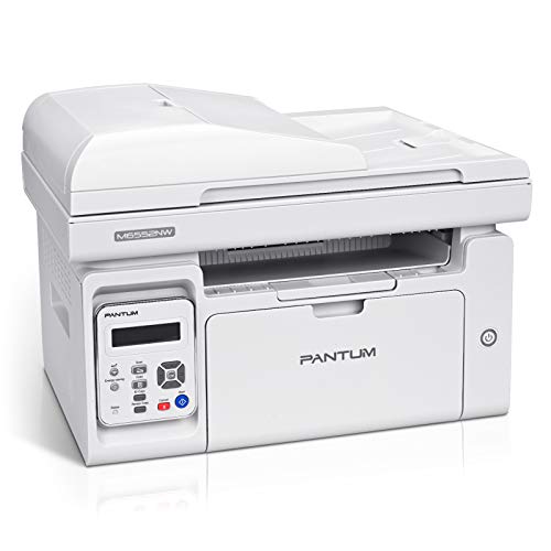 All in One Laser Printer Scanner Copier with ADF, Wireless Multifunction Black and White Laser Printer, Pantum M6552NW(W4G61A)