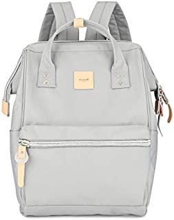 Himawari Travel School Backpack with USB Charging Port 15.6 Inch Doctor Work Bag for Women&Men College Students(1881-Grey)