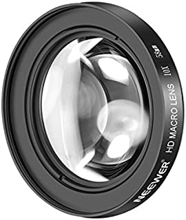 Neewer 58mm 10X Close-Up Macro Lens with HD Multicoated Anti-Reflective Glass for Canon EOS 80D, 70D, 60D, 50D, 1Ds, 7D, 6D, 5D, 5DS, T6s, T6i, T6, T5i, T5, T4i, T3i, T3 and SL1 Digital SLR Cameras