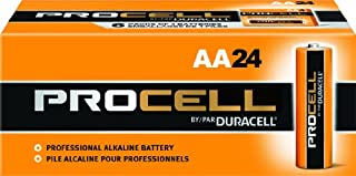 Duracell Procell PC1500 Alkaline-Manganese Dioxide Battery, AA Size, 1.5V, 24 Count