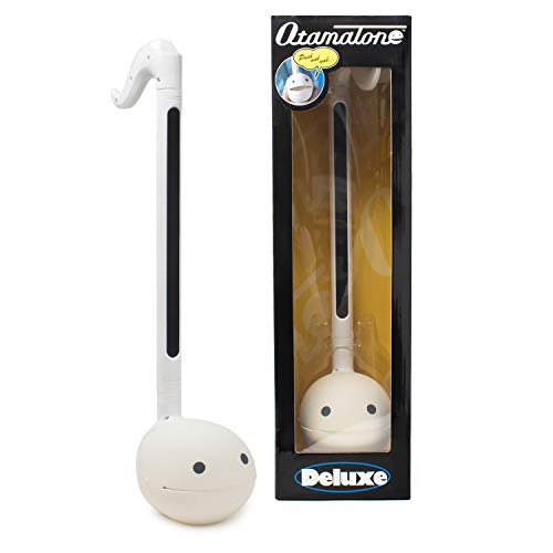 Otamatone Deluxe [English Manual] Electronic Musical Instrument Synthesizer from Japan by Cube/Maywa Denki, White