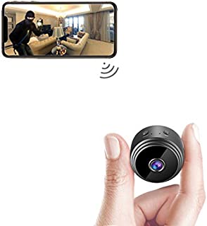 AREBI Spy Camera Wireless Hidden WiFi Mini Camera HD 1080P Portable Home Security Cameras Covert Nanny Cam Small Indoor Outdoor Video Recorder Motion Activated Night Vision A10 Plus [2021 Version]