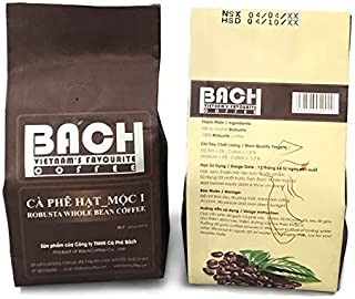 Bach Vietnamese Coffee, Whole Bean (Robusta 2-pack)