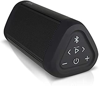 OontZ Angle 3 Ultra Waterproof 5.0 Bluetooth Speaker, 14 Watts, Hi-Quality Sound & Bass, 100 Ft Wireless Range, Play 2, 3 or More Speakers Together, OontZ App, Bluetooth Speakers (Black)