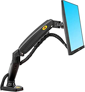 NB North Bayou Monitor Desk Mount Stand Full Motion Swivel Monitor Arm with Gas Spring for 17-30''Monitors(Within 4.4lbs to 19.8lbs) Computer Monitor Stand F80