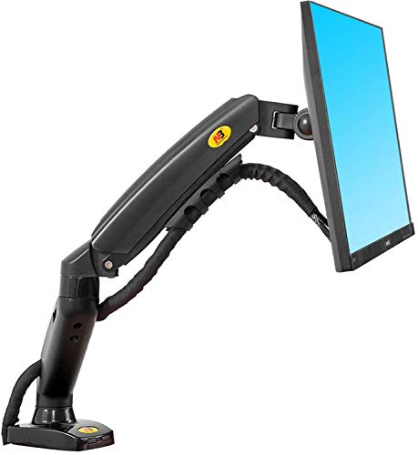 NB North Bayou Monitor Desk Mount Stand Full Motion Swivel Monitor Arm with Gas Spring for 17-30''Monitors(Within 4.4lbs to 19.8lbs) Computer Monitor Stand F80