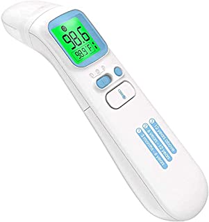 Touchless Thermometer for Adults,Forehead and Ear Thermometer for Fever,Infrared Magnetic Thermometer for Baby Kids Adults Surface and Room Easy Operation 1s Measurement,Professional Certification