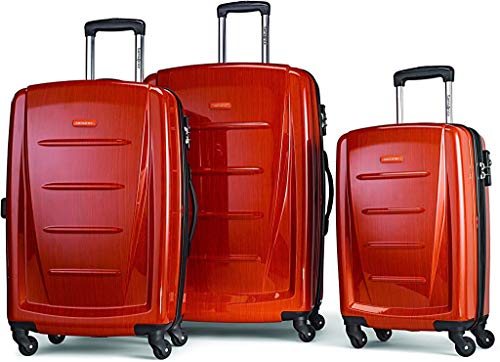 Samsonite Winfield 2 Hardside Expandable Luggage with Spinner Wheels, Orange, 3-Piece Set (20/24/28)