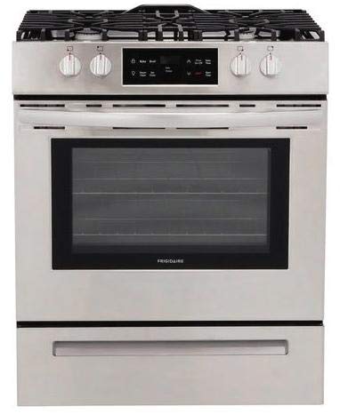 Frigidaire FFGH3051VS 30 Inch Stainless Steel Slide-in Gas Range