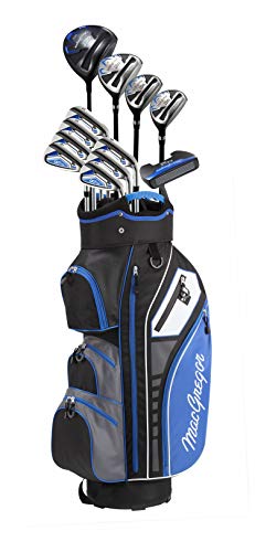 MACGREGOR Golf DCT3000 Premium Mens Golf Clubs Set, Graphite/Steel, Right Hand, Cart Bag