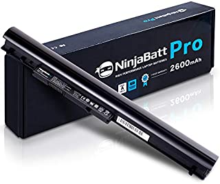 NinjaBatt Pro Battery for HP 776622-001 752237-001 LA04 15-N210DX 15-F162DX 15-F100DX LA04DF 15-F010DX 15-F004WM 15-F305DX 15-N013DX 728460-001 LAO4 TPN-Q130 - Samsung Cells - [4 Cells/2600mAh]