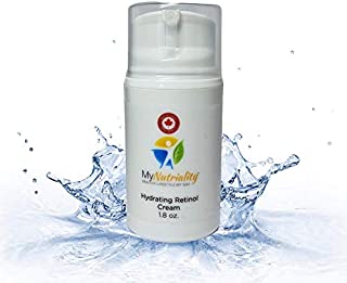 My Nutriality Hydrating Retinol Cream - Sensitive Skin Cream 1.8oz | 100% Natural Canada Made | Brighten, Lift & Rejuvenate