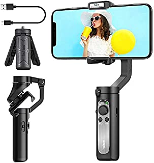 3-Axis Gimbal Stabilizer for Smartphone -Foldable Gimbal for iPhone 11 Pro Max w/Auto 3D Inception & Dolly Zoom Lightweight iPhone Gimbal for Video Recording YouTube Vlog Livestream - hohem iSteady X