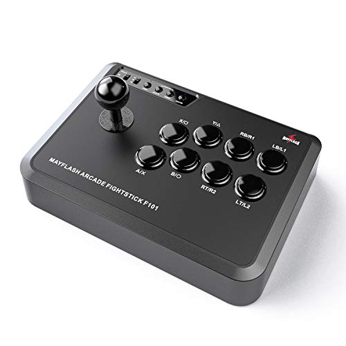 MAYFLASH Arcade Stick F101 for Nintendo Switch/PC/PS3/Android/Neogeo Mini/SEGA MEGA Drive/Genesis