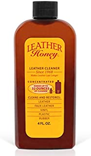 Leather Cleaner by Leather Honey: The Best Leather Cleaner for Vinyl and Leather Apparel, Furniture, Auto Interior, Shoes and Accessories. Concentrated Formula Makes 32 Ounces When Diluted!