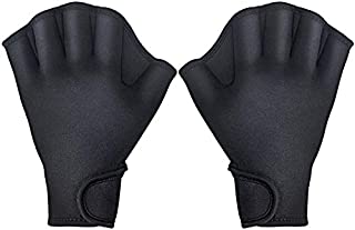 TAGVO Aquatic Gloves for Helping Upper Body Resistance, Webbed Swim Gloves with Well Stitching, No Fading, Sizes for Men Women Adult Children Aquatic Fitness Water Resistance Training