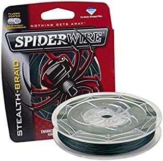 Spiderwire SCS15G-125 Braided Stealth Superline, Moss Green, 15 Pound, 125 Yards