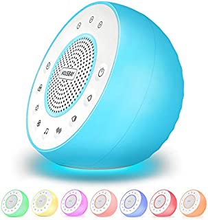 Housbay Glows White Noise Sound Machine - Night Light for Baby, Kids, 31 Soothing Sounds for Sleeping, Relaxation - Sleep Machine for Adults, Baby