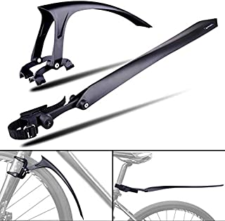 700C Road Bicycle Fender Set,20-24 Inch Folding Bike Fenders Mount on Front Fork,5.11oz