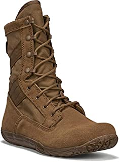 TACTICAL RESEARCH TR Men's Mini-Mil TR105 Minimalist Combat Boot, Coyote - 10 R