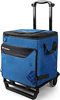 Columbia Crater Peak 50 Can Rolling Thermal Pack with All Terrain Cart, 80 lb. Capacity