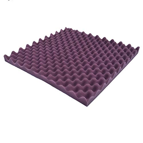 Fine Acoustic Absorption Panel, Acoustic Panels Studio Foam, Soundproofing Panel Sound Stop Absorption Corner Wall in Studios or Home Theater KTV Soundproof (Purple)