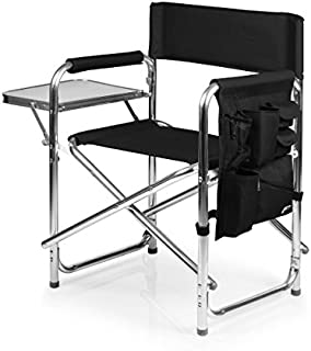 ONIVA - a Picnic Time Brand Portable Folding Sports Chair, Black