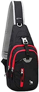 Kimlee Crossbody Pack Chest Shoulder Sling Backpack One Strap Lightweight Pouch Day Bag for Outdoor