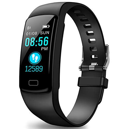 Fitness Tracker, Activity Tracker Health Exercise Fitness Watch Waterproof with Heart Rate Monitor and Sleep Monitor, Calorie Counter, Step Counter Pedometer Walking for Kids Girls and Boys