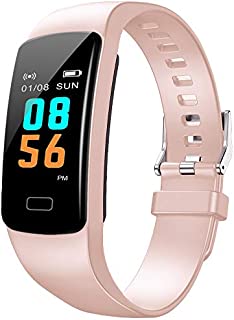 PUBU Fitness Tracker for Women Teens, Small Wrist Fitness Watch for Kids with Heart Rate Monitor Sleep Monitor, Calorie Counter and More, Kids Activity Tracker - Child Step Tracker