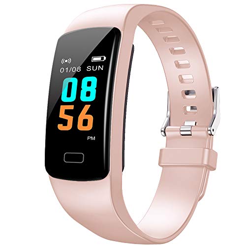 PUBU Fitness Tracker for Women Teens, Small Wrist Fitness Watch for Kids with Heart Rate Monitor Sleep Monitor, Calorie Counter and More, Kids Activity Tracker - Child Step Tracker