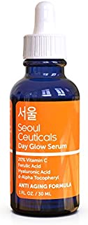 Korean Skin Care K Beauty - 20% Vitamin C Hyaluronic Acid Serum + CE Ferulic Acid Provides Potent Anti Aging, Anti Wrinkle Korean Beauty 1oz