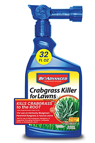 Bayer Advanced 704115A Crabgrass Killer for Lawns, 32 oz, Ready-to-Spray