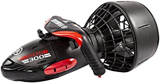 Yamaha RDS300 Seascooter with Camera Mount Recreational Dive Series Underwater Scooter , Black / Red, Large